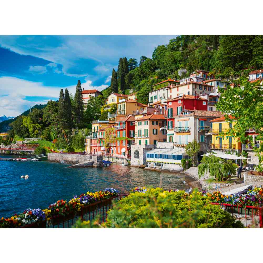 Puzzle - Ravensburger - Lacul Como Italia, 500 piese | Ravensburger