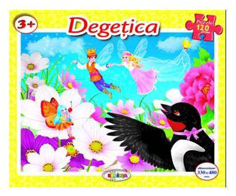 Puzzle 120 de piese - Degetica | Dorinta