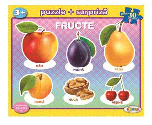 Puzzle 30 de piese - Fructe | Dorinta