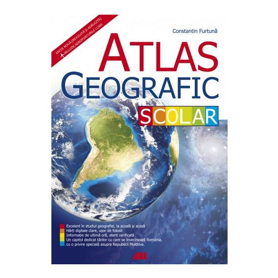 Atlas Geografic Scolar-Romania | Furtuna Constantin