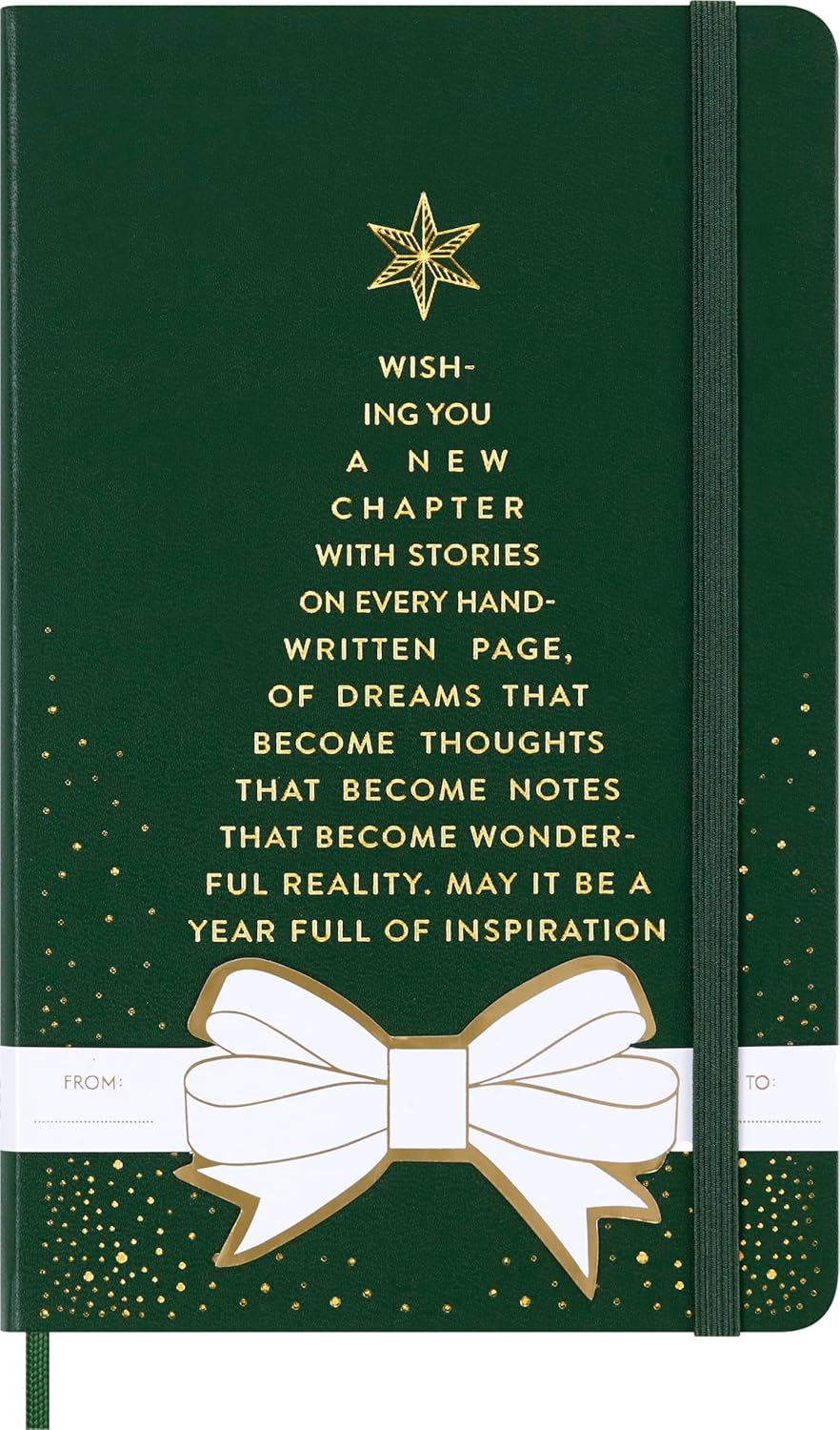 Carnet - Moleskine Festive - Large, Hard Cover, Ruled - Christmas Tree - Green | Moleskine - 4 | YEO