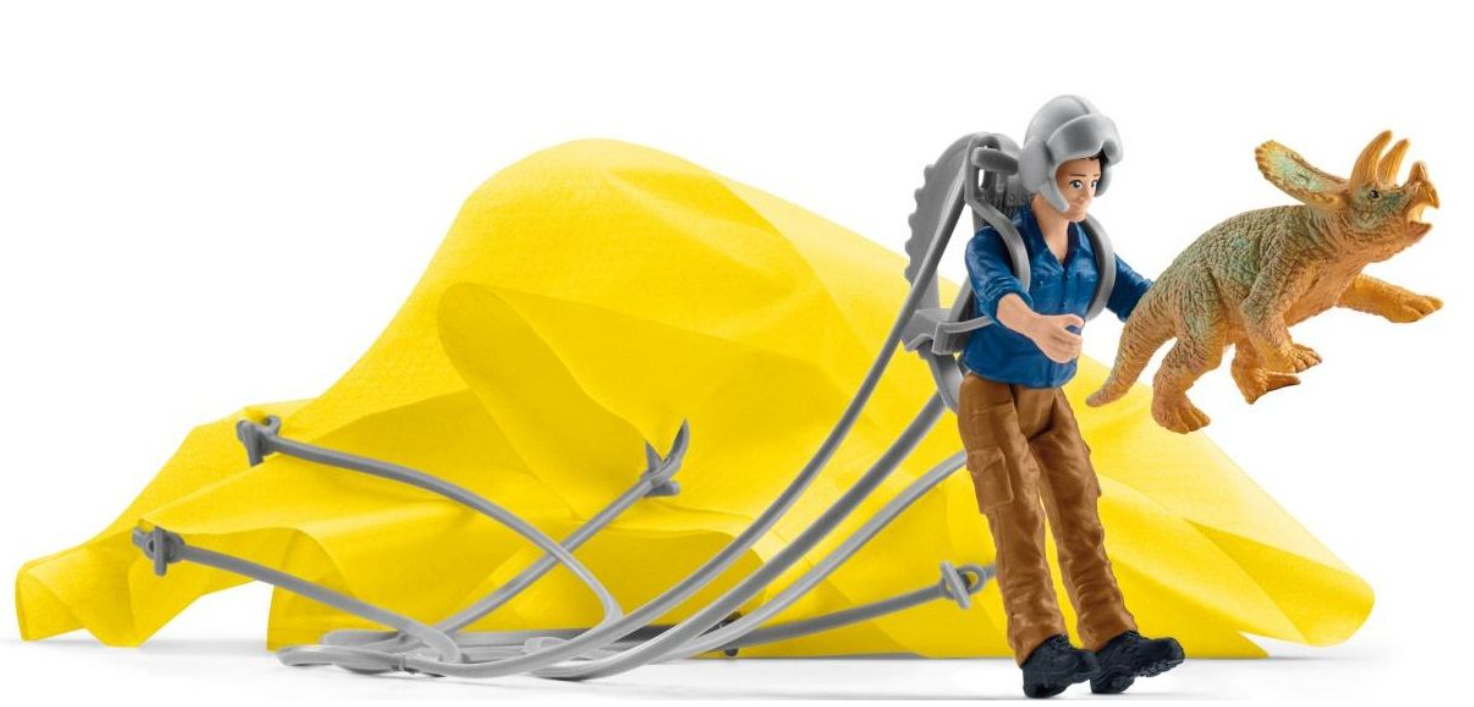 Set de joaca - Salvarea lui dino cu parasuta | Schleich