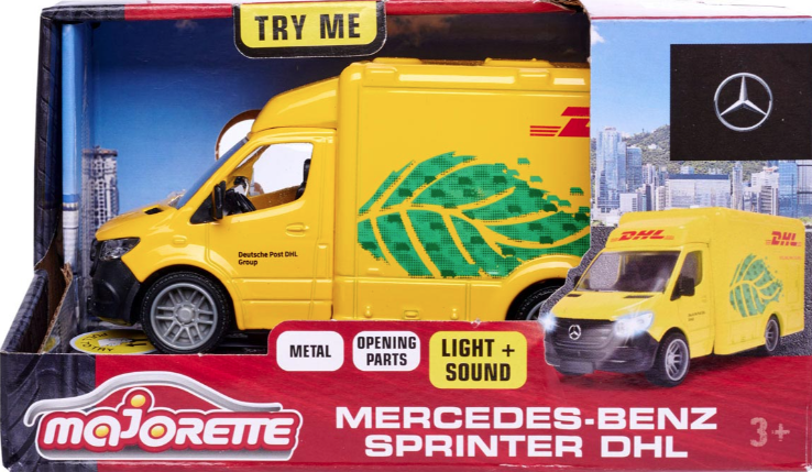 Jucarie - Transportor - Mercedes-Benz Sprinter DHL | Majorette - 4