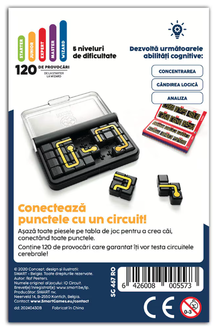 Joc de logica - IQ Circuit | Smart Games - 2 | YEO