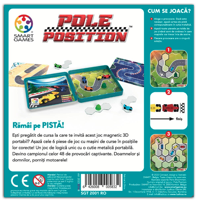 Joc de logica - Pole Position | Smart Games - 3 | YEO