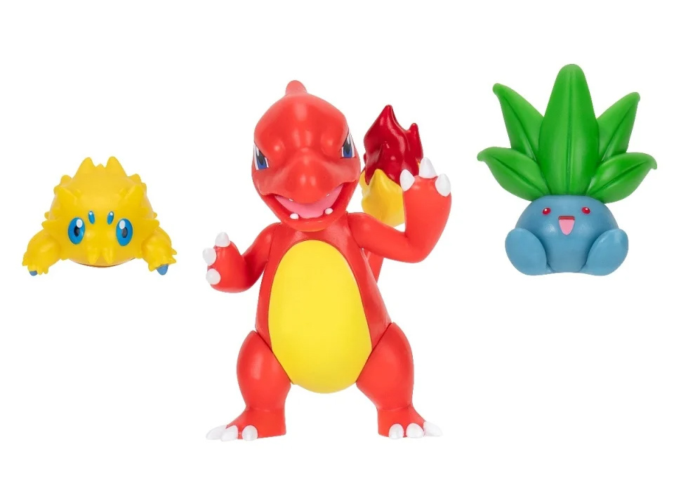 Set 3 figurine - Pokemon - Battle Figure Set - Joltik, Oddish, Charmeleon | Jazwares