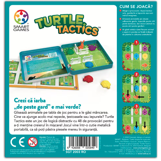 Joc de logica - Turtle Tactics | Smart Games - 3 | YEO