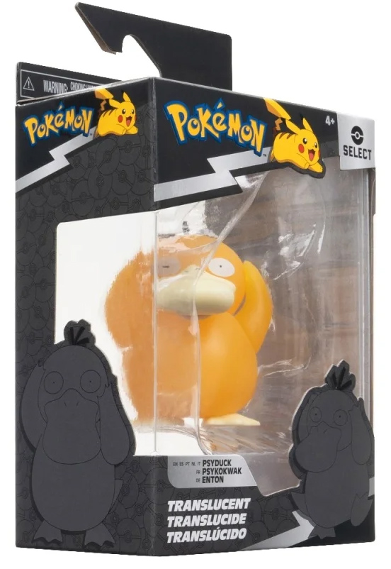 Figurina - Pokemon - Psyduck - Translucent | Jazwares - 2 | YEO