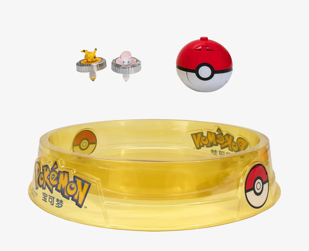 Set de joaca - Pokemon Battle Spinner Arena Set - Pikachu + Mew | Jazwares