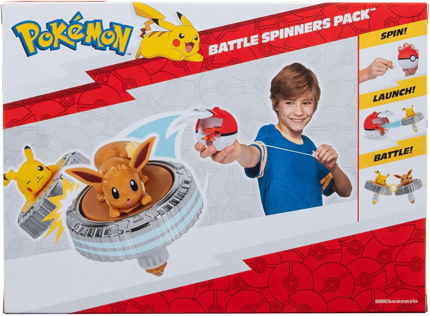 Set figurina - Pokemon Battle Spinner Pack - Eevee | Jazwares - 5 | YEO