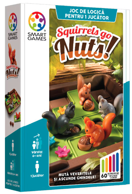 Joc de logica - Squirrels Go Nuts! | Smart Games - 5 | YEO