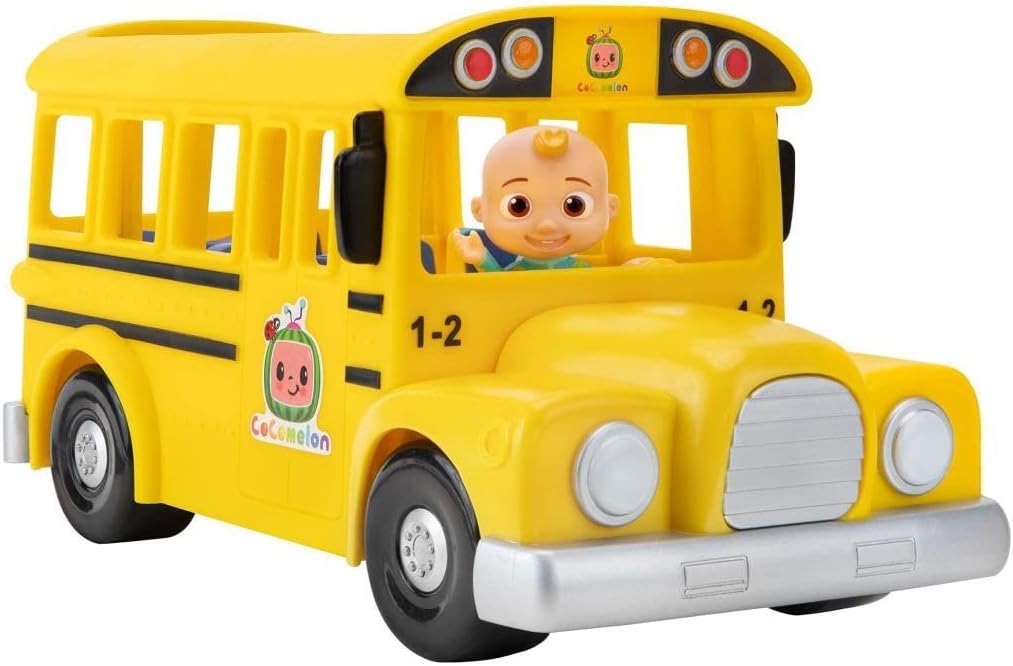 Jucarie - CoComelon - Autobuz scolar cu cantec si figurina | Jazwares - 5 | YEO