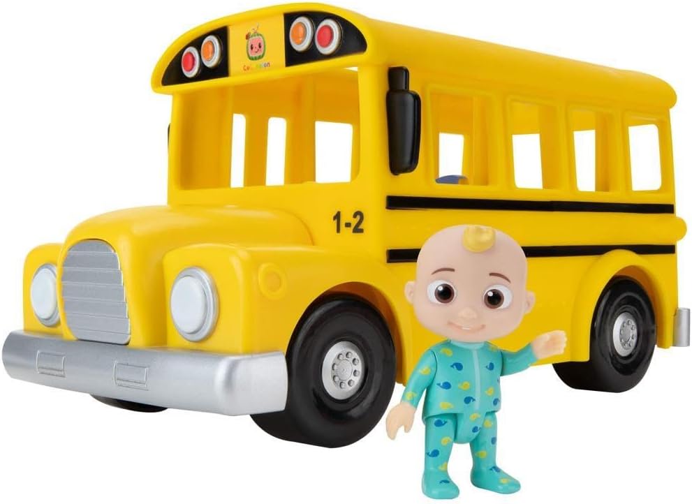 Jucarie - CoComelon - Autobuz scolar cu cantec si figurina | Jazwares - 1 | YEO