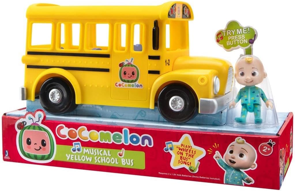 Jucarie - CoComelon - Autobuz scolar cu cantec si figurina | Jazwares - 2 | YEO