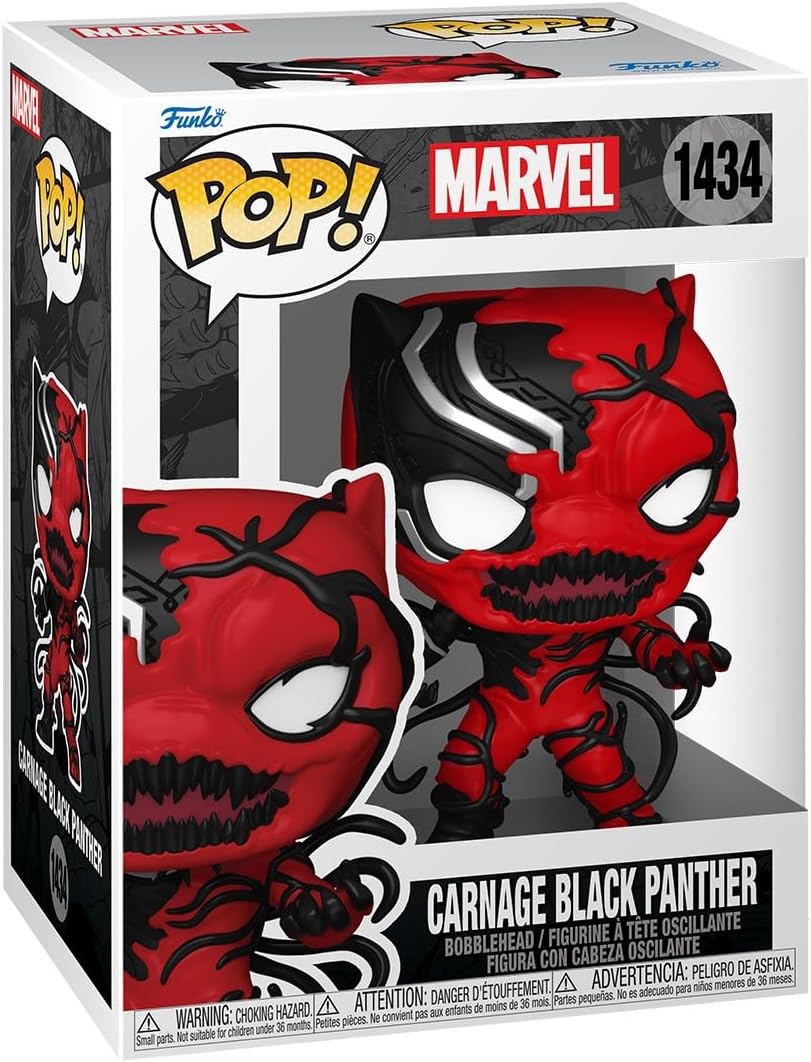 Figurina - Pop! Marvel: Carnage Black Panther | Funko - 1 | YEO