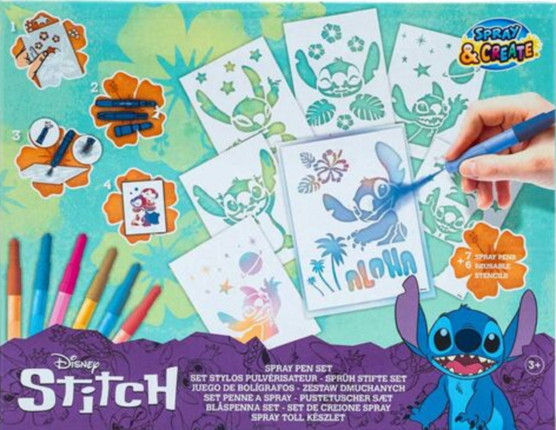 Set desen - Lilo & Stitch - Stitch | - 1 | YEO