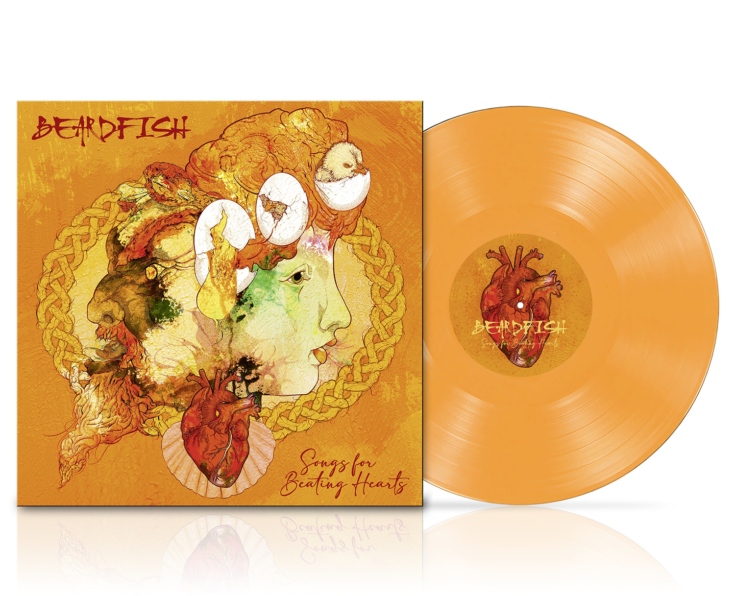 Songs For Beating Hearts (Orange Transparent Vinyl) | Beardfish