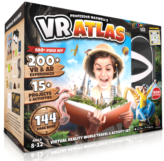 Atlas VR Interactiv - Exploreaza lumea prin realitate virtuala | Abacus - 2 | YEO