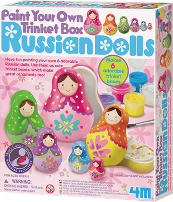 Set creativ de pictat - Matrioshka | 4M - 2 | YEO