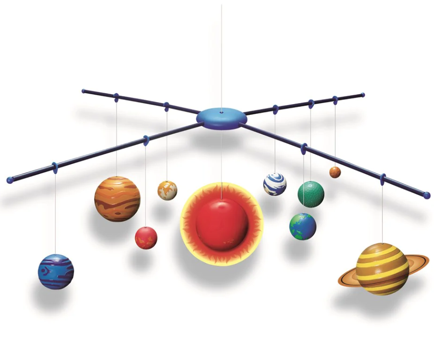 Set constructie 3D - Sistemul Solar, straluceste in intuneric | 4M