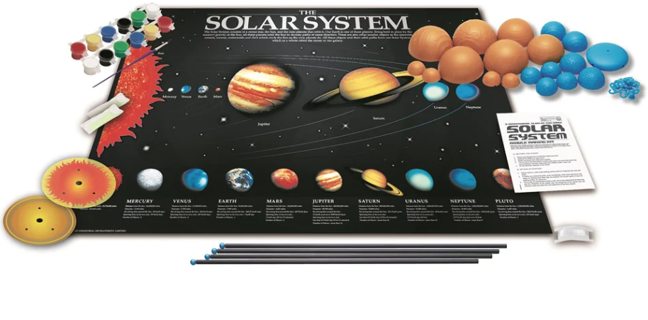 Set constructie 3D - Sistemul Solar, straluceste in intuneric | 4M - 1 | YEO