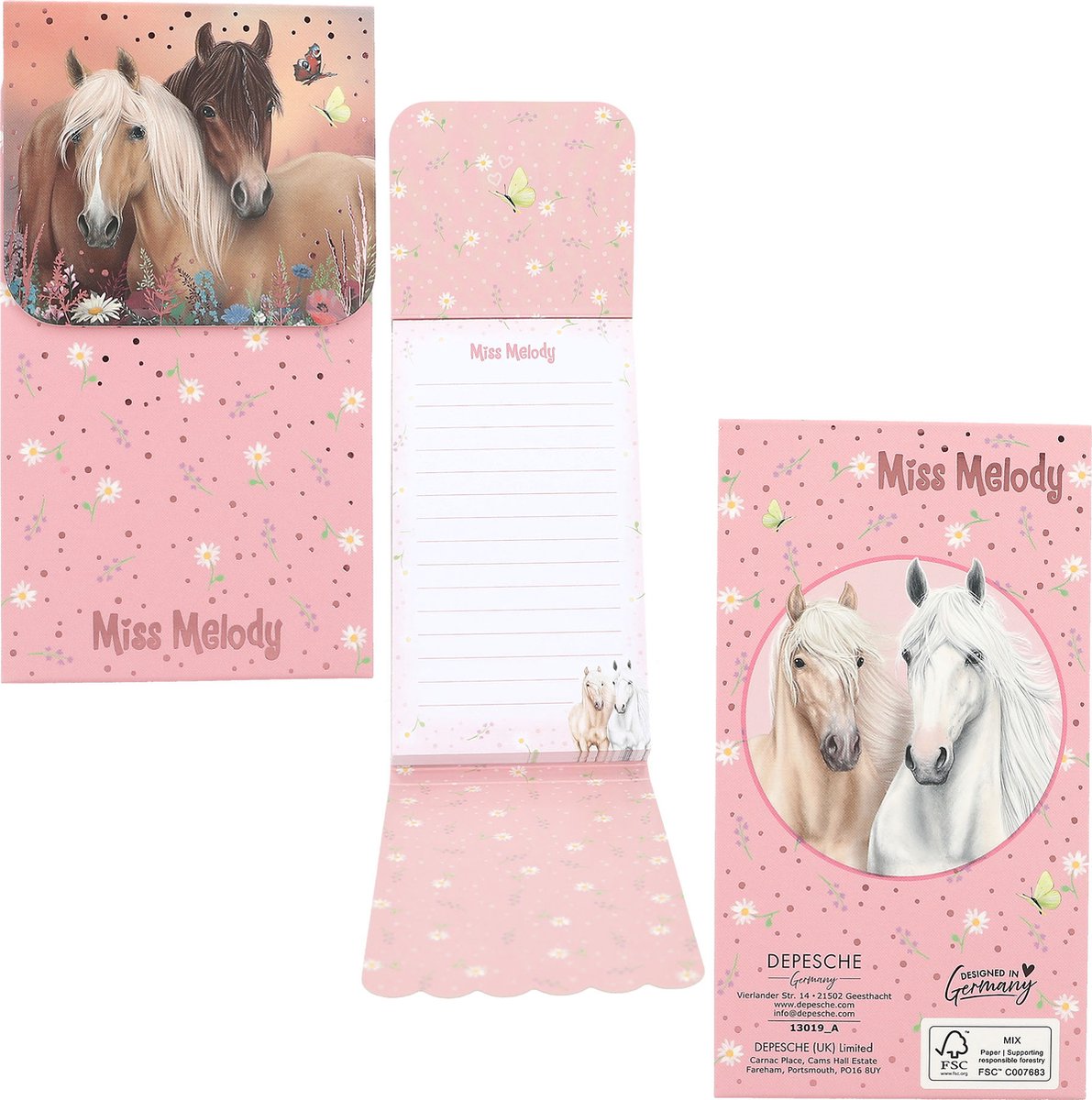 Carnet cu magnet - Miss Melody - Mai multe modele - Pret pe bucata | Depesche