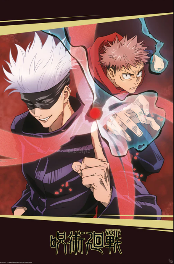 Poster - Jujutsu Kaisen - Itadori & Gojo | GB Eye