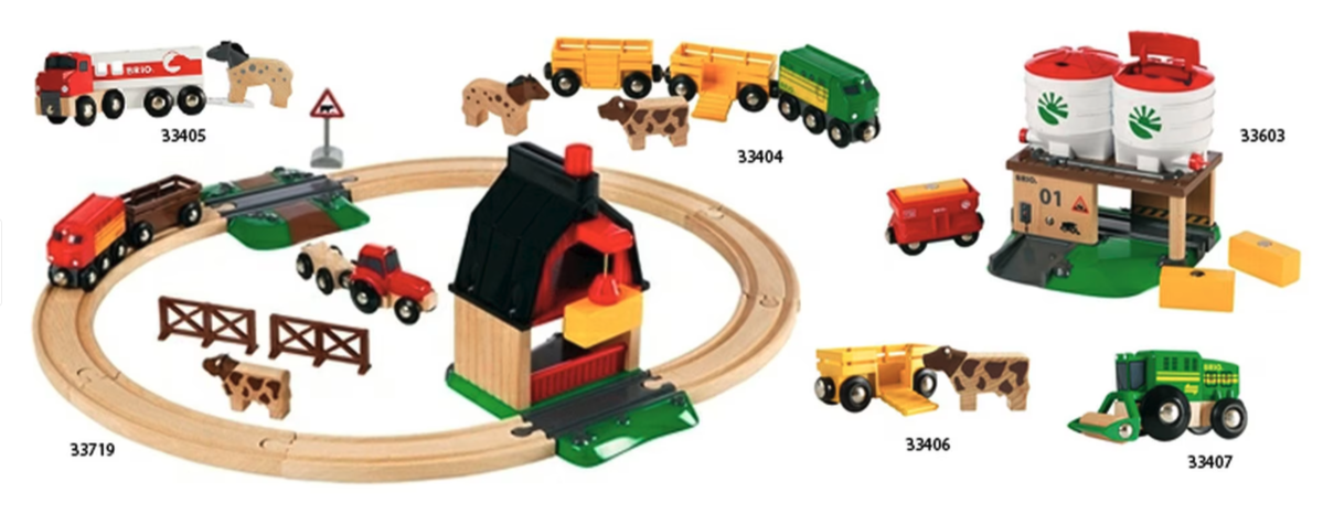 Set de joaca - Farm Railway | Brio