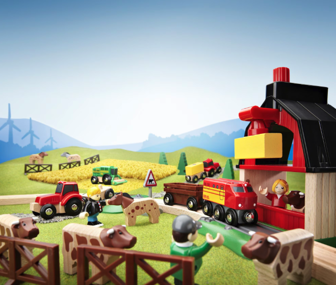 Set de joaca - Farm Railway | Brio - 1 | YEO