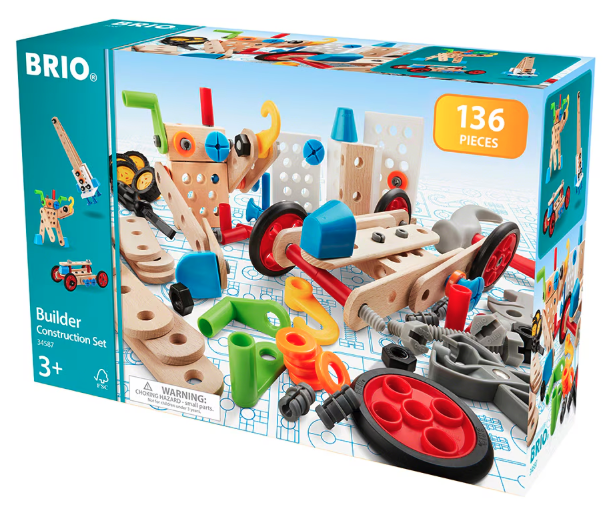 Set de constructie - Builder Box (136 piese) | Brio - 1 | YEO