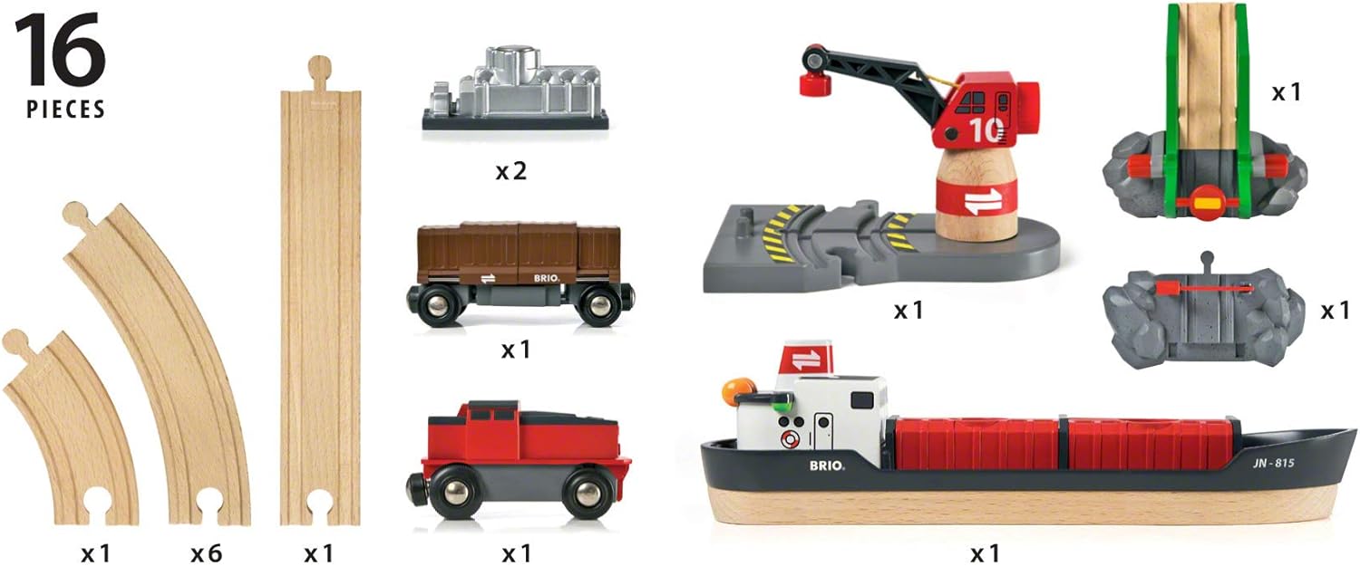 Set de joaca - BRIO World - Cargo Harbour Set | Brio - 1 | YEO