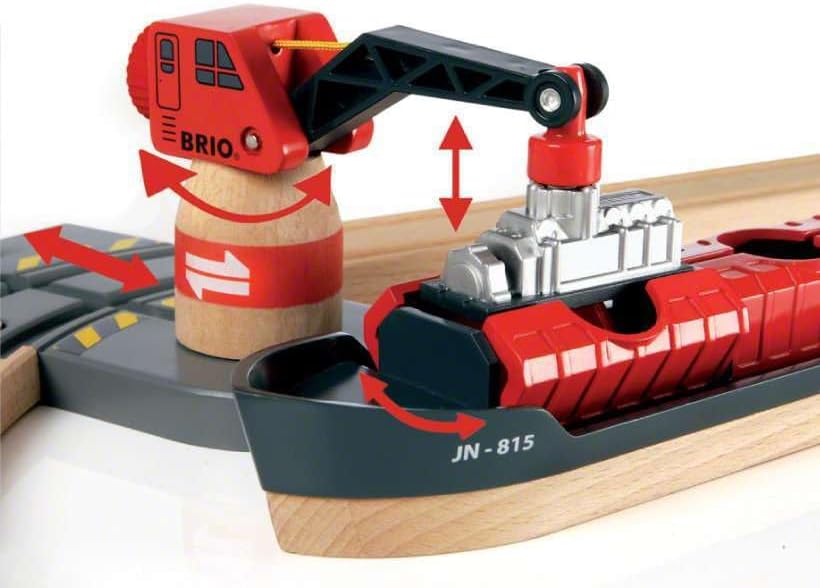 Set de joaca - BRIO World - Cargo Harbour Set | Brio - 5 | YEO