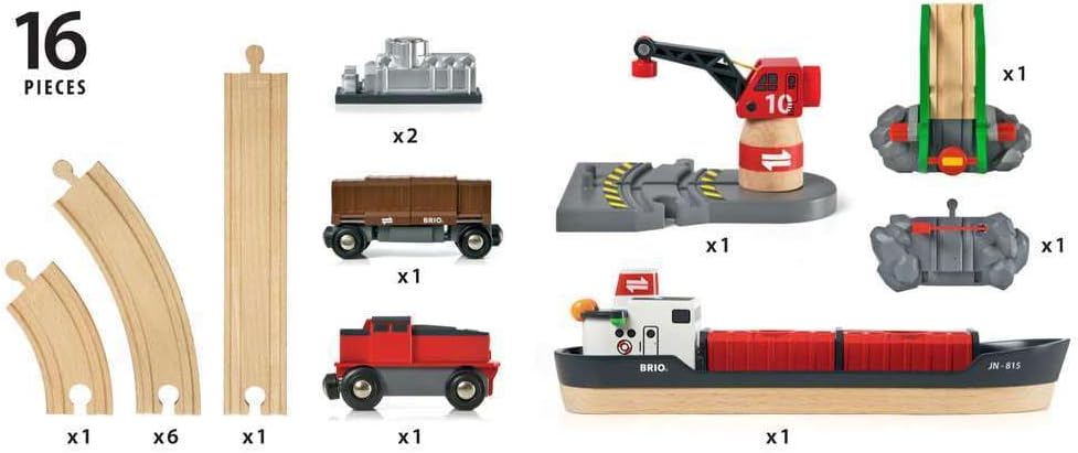 Set de joaca - BRIO World - Cargo Harbour Set | Brio - 7 | YEO