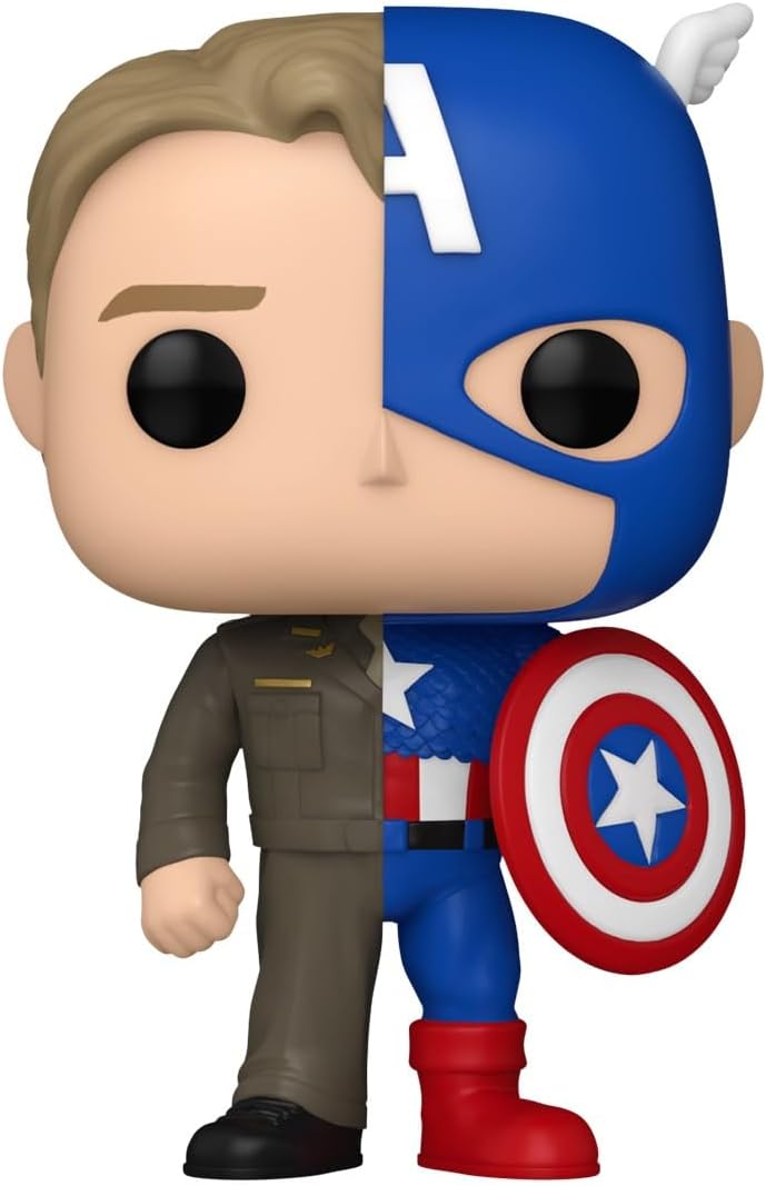 Figurina - Pop! Marvel: Steve Rogers/Captain America | Funko