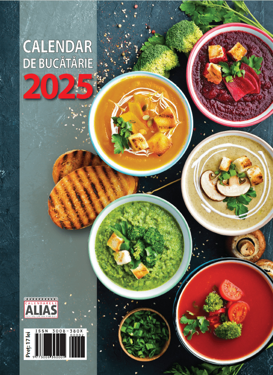 Calendar de bucatarie 2025 | Alias Publishing