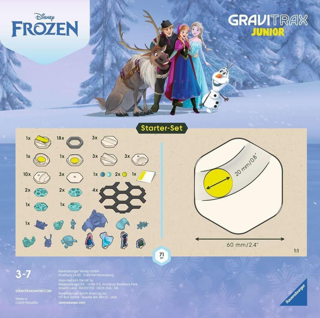 Joc de constructie - GraviTrax Junior - Set de baza Frozen | Ravensburger