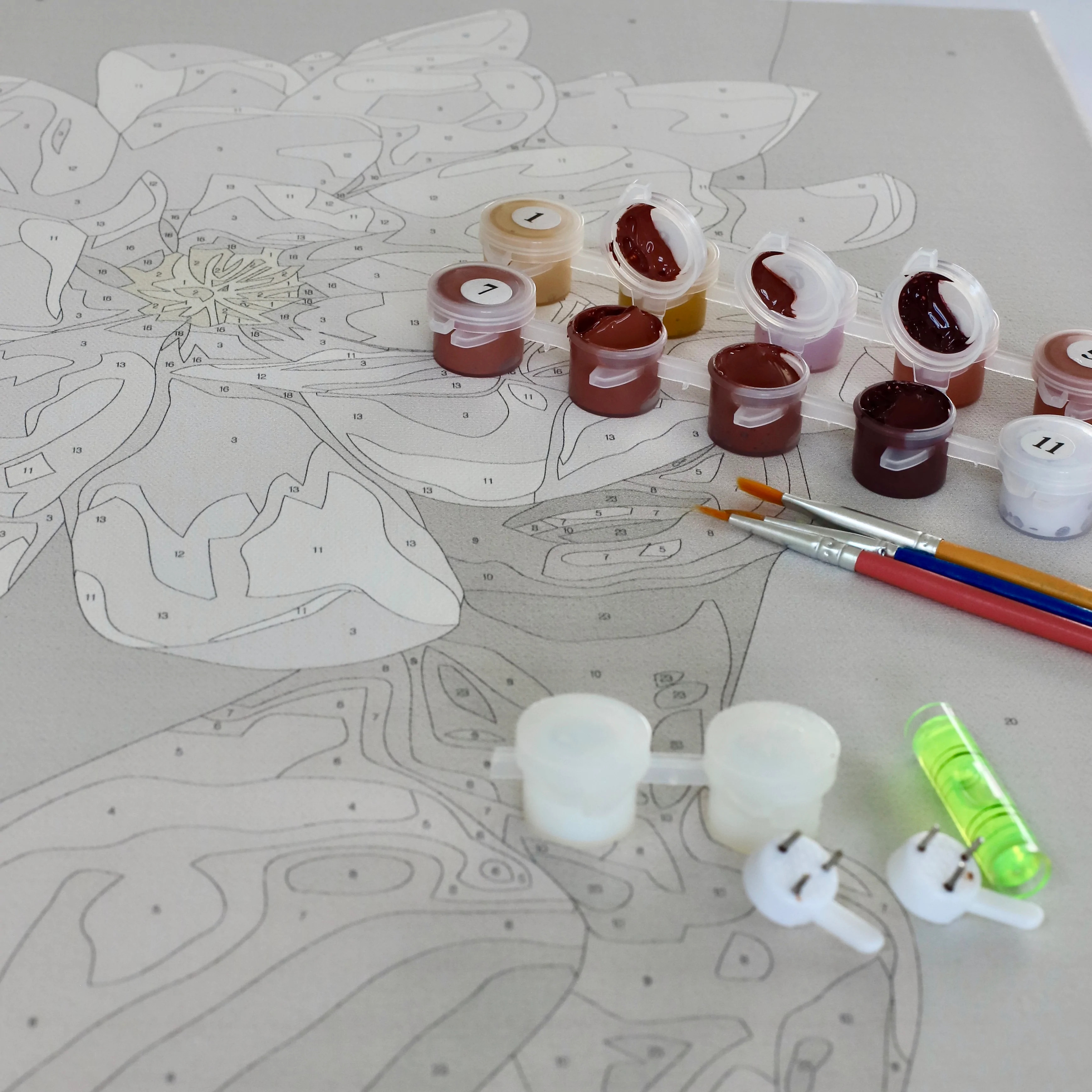 Set pictura pe numere - Desert de Craciun | Brushme