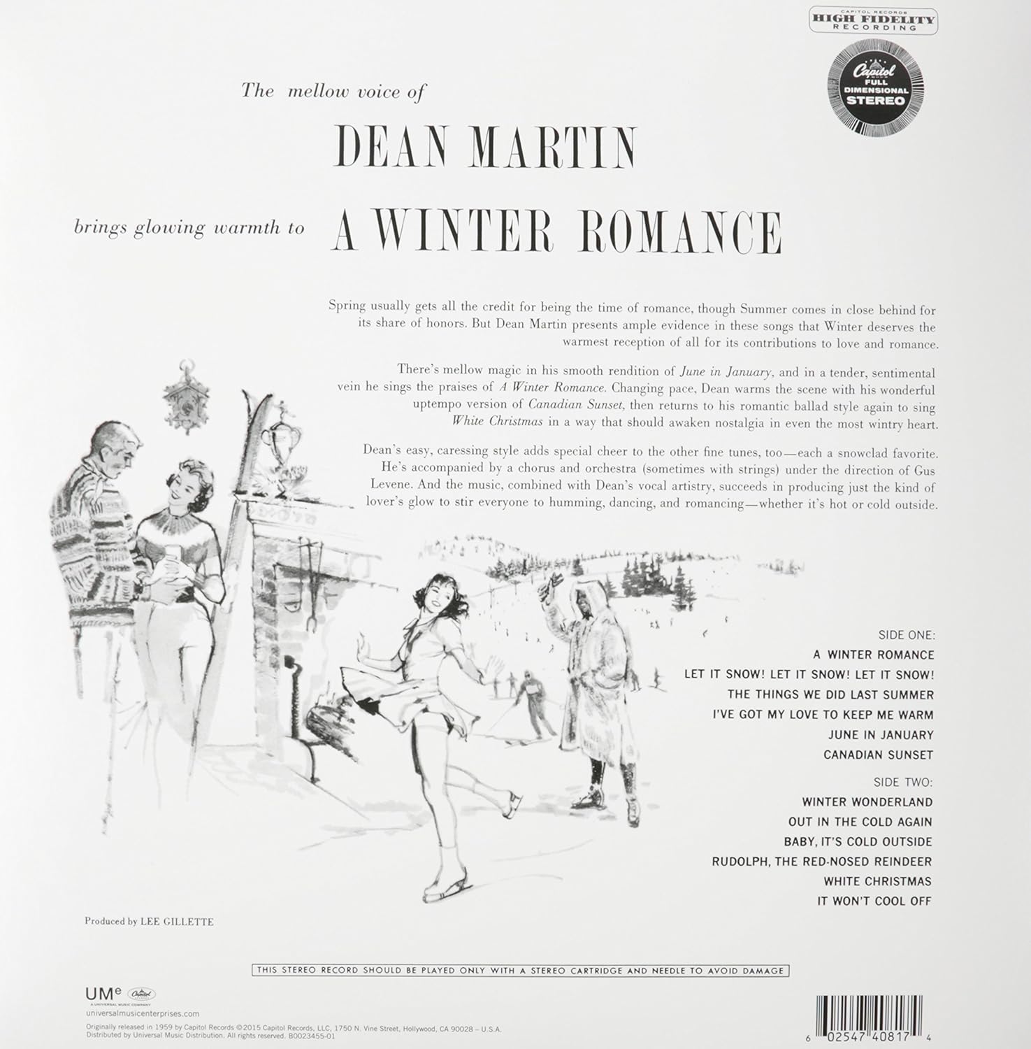 A Winter Romance - Vinyl | Dean Martin