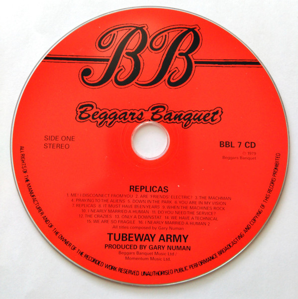 Replicas | Tubeway Army - 1 | YEO