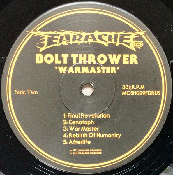 Warmaster - Vinyl | Bolt Thrower - 1 | YEO