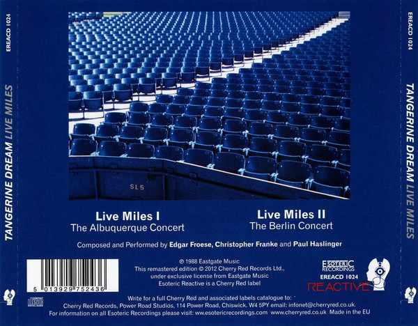 Live Miles | Tangerine Dream