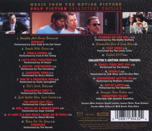 Pulp Fiction Soundtrack (Collector\'s Edition) | Various Artists