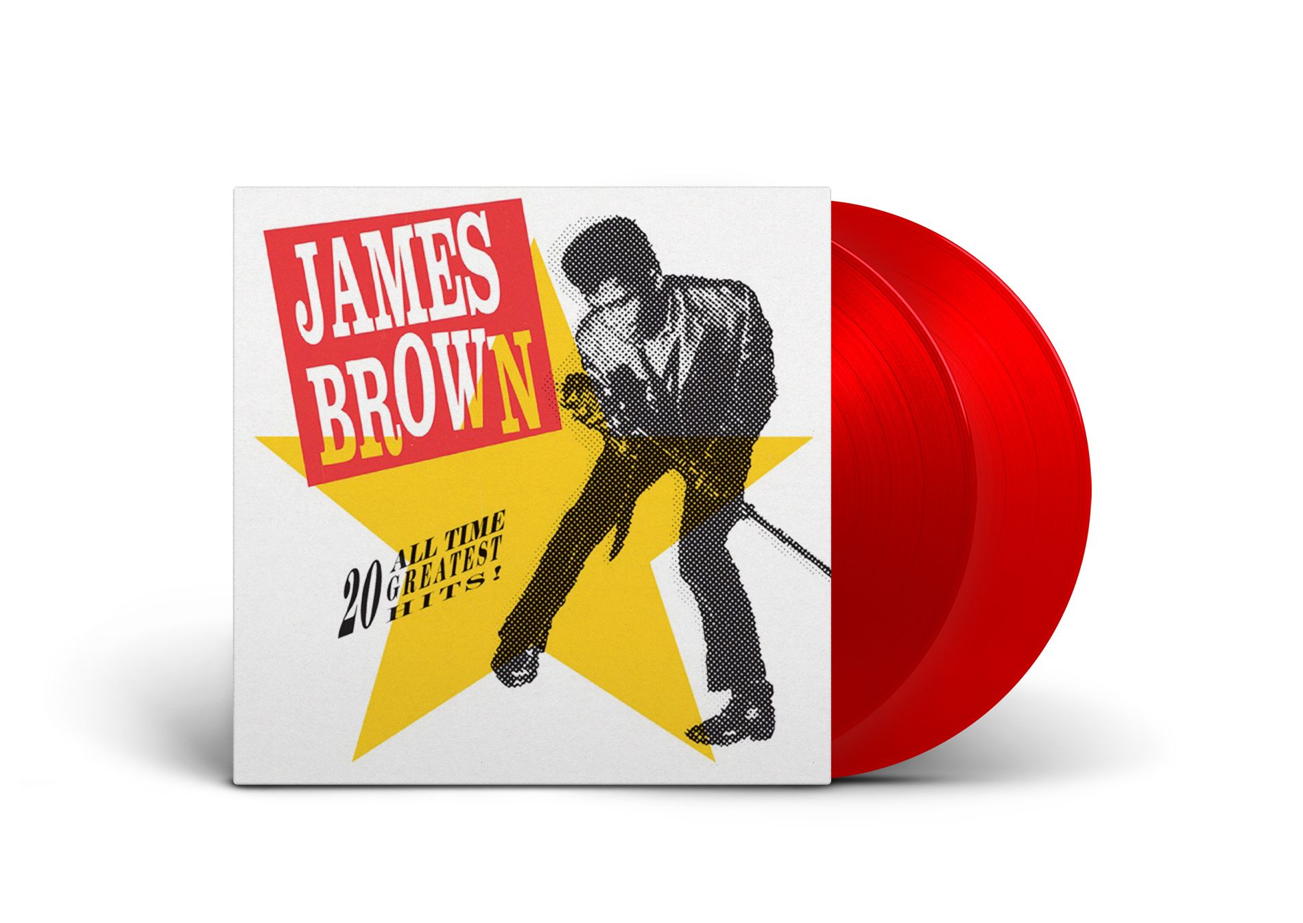 20 All Time Greatest Hits (Red Transparent Vinyl) | James Brown