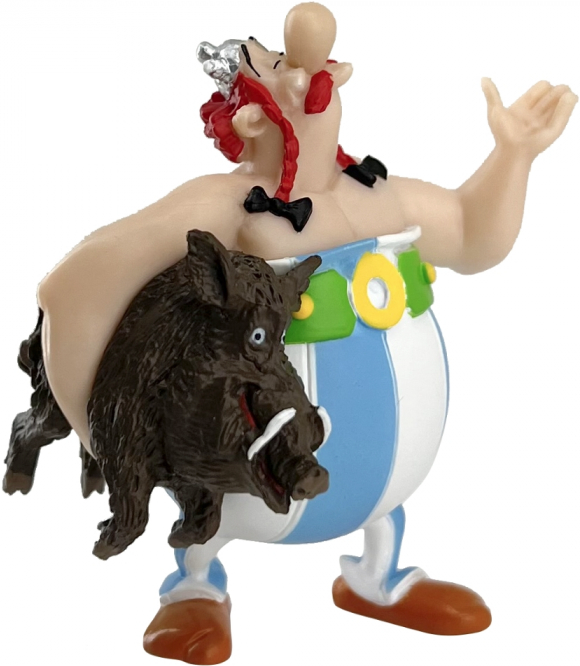 Figurina - Obelix Carrying a Boar | Plastoy