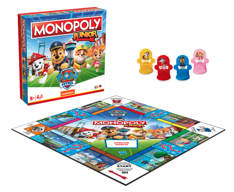 Joc de societate - Monopoly Patrula Catelusilor (RO) | Nickelodeon - 1 | YEO