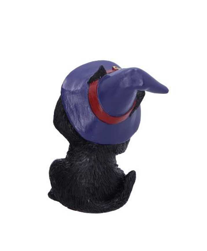 Figurina - Three Wise Familiars - See No Evil Black Cat | Nemesis Now - 1 | YEO