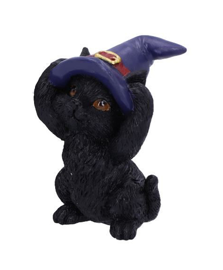 Figurina - Three Wise Familiars - Hear No Evil Black Cat | Nemesis Now