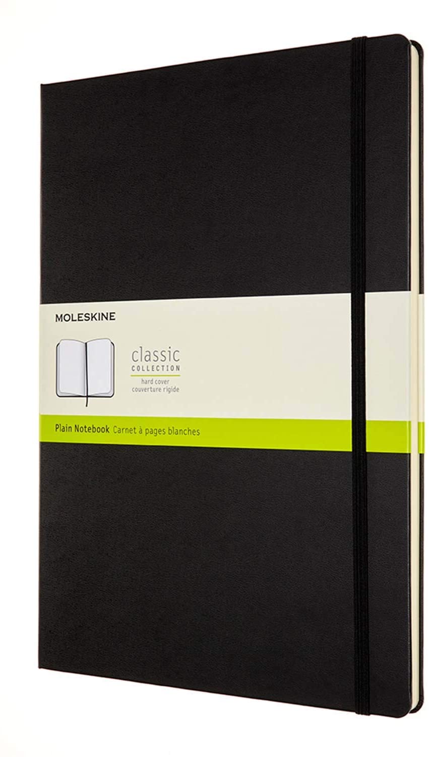 Carnet - Moleskine Classic Plain Paper Notebook - Hard Cover - Black | Moleskine