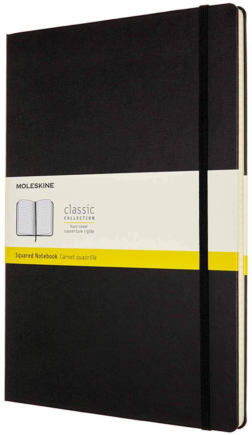 Carnet - Moleskine Classic Squared Paper Notebook - Hard Cover - Black | Moleskine