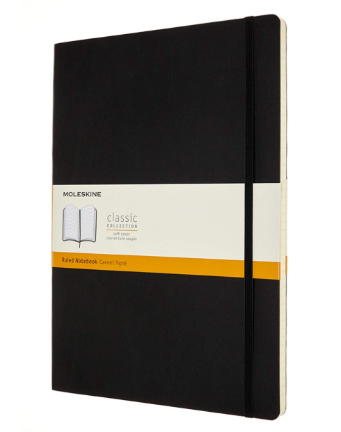 Carnet - Moleskine Classic Ruled Paper Notebook - Soft Cover - Black | Moleskine